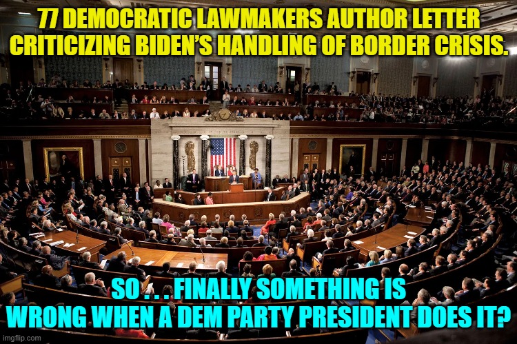 They weren't upset until Brown Folk actually began entering their Sanctuary Cities. | 77 DEMOCRATIC LAWMAKERS AUTHOR LETTER CRITICIZING BIDEN’S HANDLING OF BORDER CRISIS. SO . . . FINALLY SOMETHING IS WRONG WHEN A DEM PARTY PRESIDENT DOES IT? | image tagged in truth | made w/ Imgflip meme maker