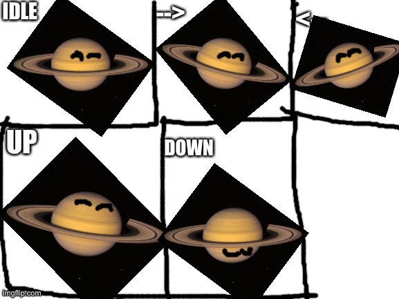 Week 6: saturn | image tagged in made your fnf mod | made w/ Imgflip meme maker