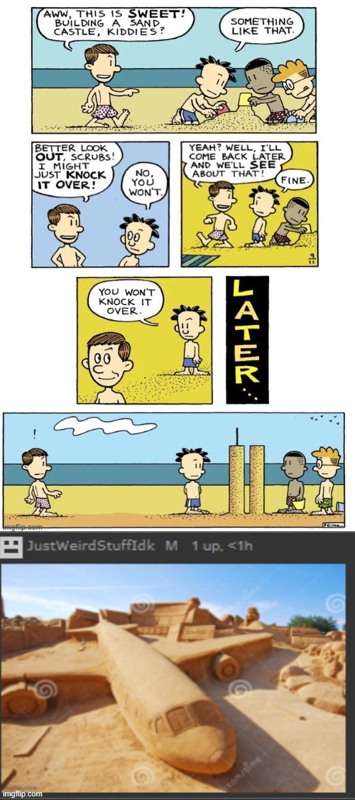 I don't remember Big Nate being like this... | image tagged in memes,cursed comment | made w/ Imgflip meme maker