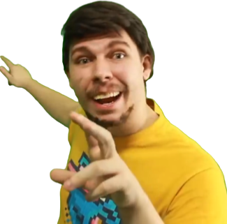 MrBeast pointing png image