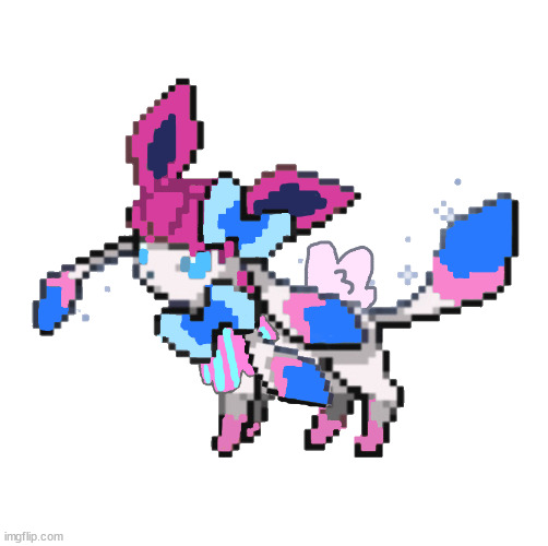 sylceon sprite redesign | image tagged in sylceon sprite redesign | made w/ Imgflip meme maker