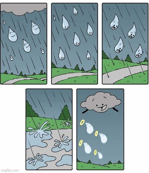 Raindrops | image tagged in rain,raining,raindrops,raindrop,comics,comics/cartoons | made w/ Imgflip meme maker