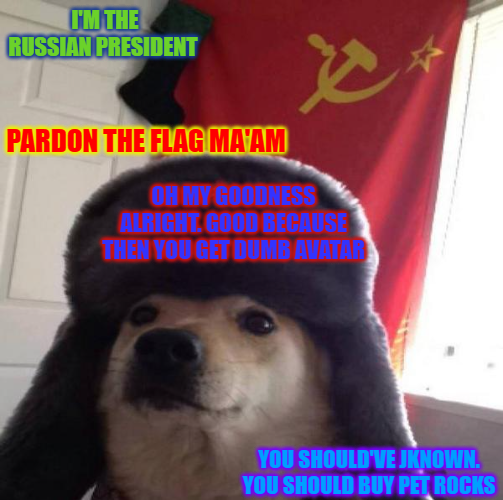 High Quality Vladmir Doge Blank Meme Template