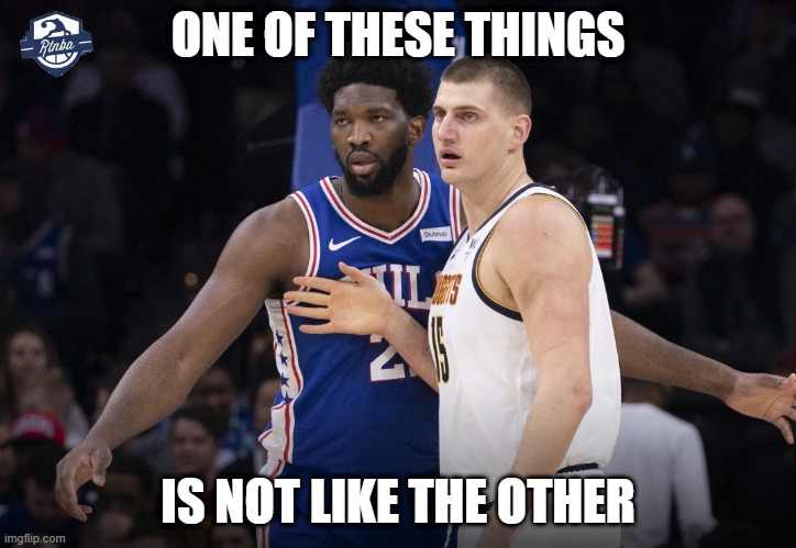 ONE OF THESE THINGS; IS NOT LIKE THE OTHER | image tagged in sixers | made w/ Imgflip meme maker