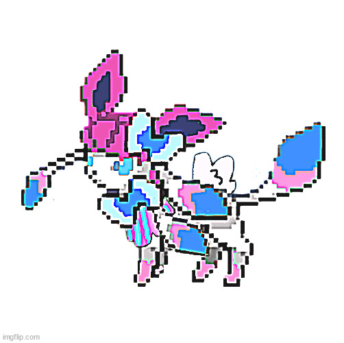 sylceon sprite redesign | image tagged in sylceon sprite redesign | made w/ Imgflip meme maker