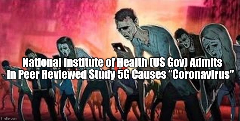 National Institute of Health (US Gov) Admits in Peer Reviewed Study 5G Causes “Coronavirus"  (Video) 