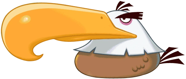 High Quality Mighty Eagle (Angry Birds Toons) Blank Meme Template