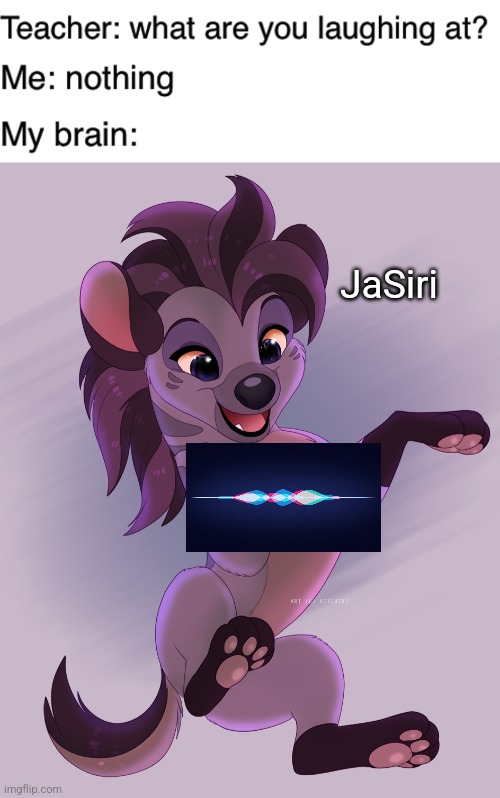 Lion Guard meme | JaSiri | image tagged in teacher what are you laughing at,the lion guard,siri | made w/ Imgflip meme maker