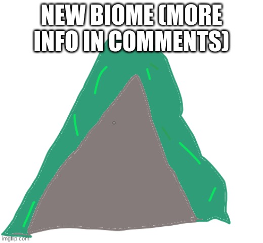 NEW BIOME (MORE INFO IN COMMENTS) | made w/ Imgflip meme maker