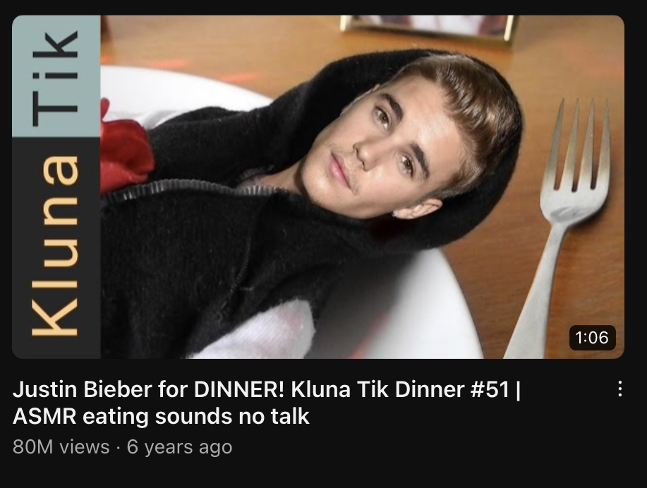 Justin Bieber for DINNER! Blank Meme Template