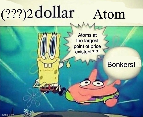 And for all the people confused, (???)2 is actually a real number past infinity | (???)2; Atom; Atoms at the largest point of price existent?!?! Bonkers! | image tagged in 5 dollar foot long | made w/ Imgflip meme maker