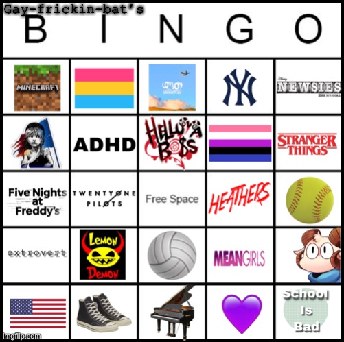 Be gay do bingo | Gay-frickin-bat’s | image tagged in gay bingo | made w/ Imgflip meme maker