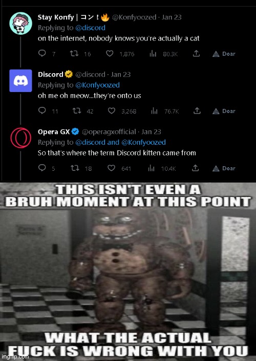bruh | image tagged in discord,operagx | made w/ Imgflip meme maker