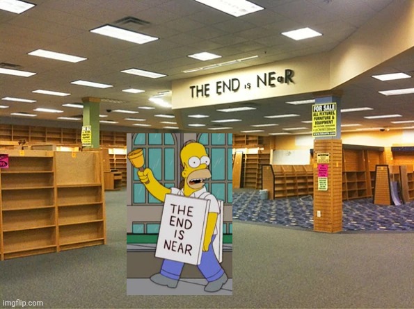 That's backrooms level The End. (I'm not funny) | image tagged in backrooms the end image from fandom wiki,the backrooms,backrooms,funny memes,funny,the simpsons | made w/ Imgflip meme maker