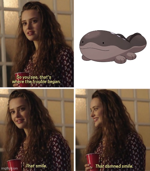 Clodsire | image tagged in that damn smile | made w/ Imgflip meme maker