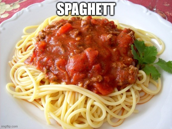 Spaghetti  | SPAGHETT | image tagged in spaghetti | made w/ Imgflip meme maker