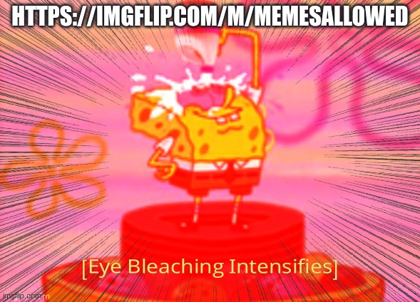 pain | HTTPS://IMGFLIP.COM/M/MEMESALLOWED | image tagged in eye beaching intensifies | made w/ Imgflip meme maker