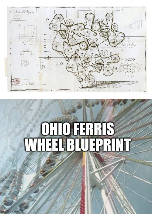 OHIO FERRIS WHEEL BLUEPRINT | made w/ Imgflip meme maker