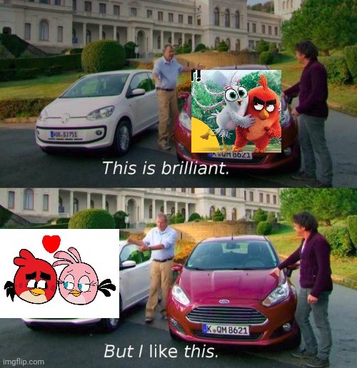 Just my opinion | image tagged in this is brilliant but i like this,angry birds,shipping,ship | made w/ Imgflip meme maker