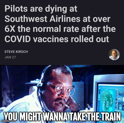 Just a suggestion. | YOU MIGHT WANNA TAKE THE TRAIN | image tagged in samuel l jackson hold onto your butts | made w/ Imgflip meme maker