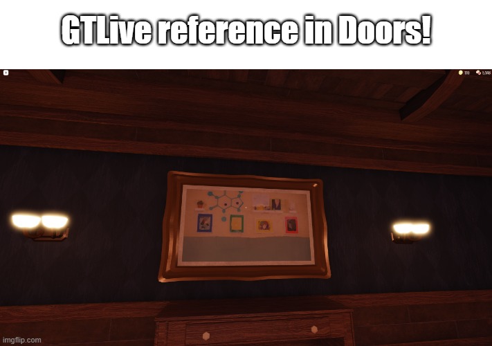 I respect this reference. | GTLive reference in Doors! | image tagged in roblox,memes,respect,funny,unexpected,video games | made w/ Imgflip meme maker