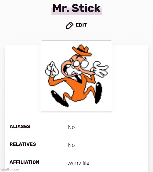 i don't think this is the correct wiki page | made w/ Imgflip meme maker