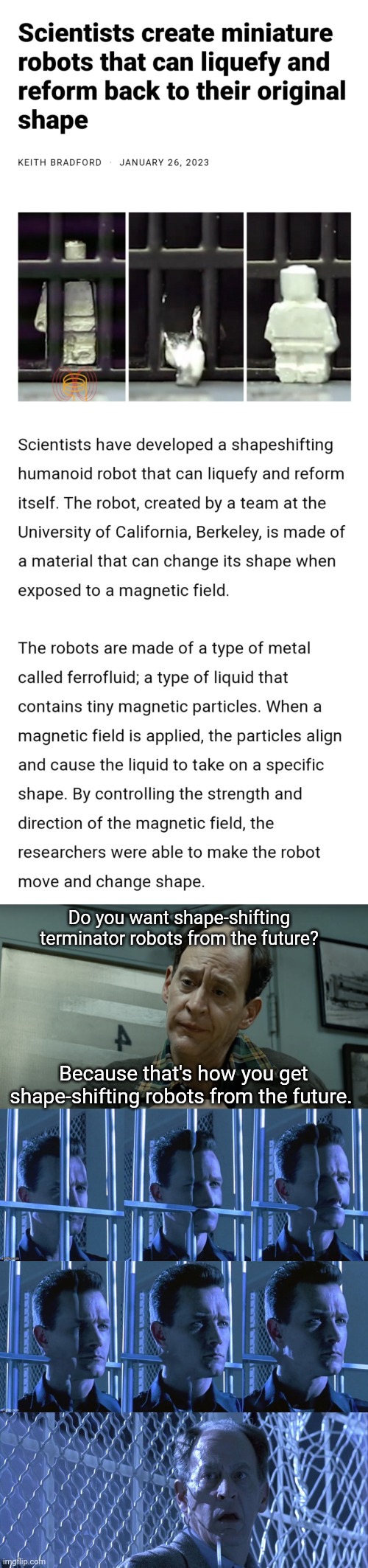 This Shape-Shifting Robot Can Liquefy Itself and Reform