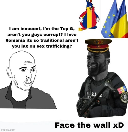 too based Romania for weak ameritard | made w/ Imgflip meme maker