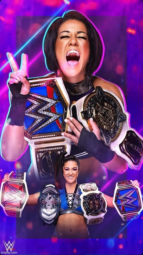 Idk why, but I love this image of Bayley | made w/ Imgflip meme maker
