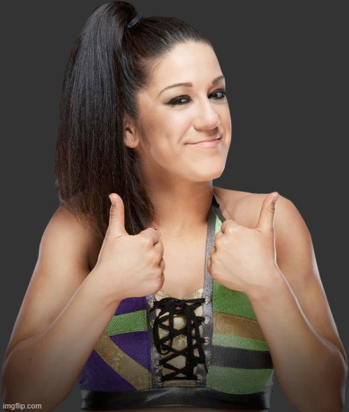 Bayley Thumbs Up | image tagged in bayley thumbs up | made w/ Imgflip meme maker