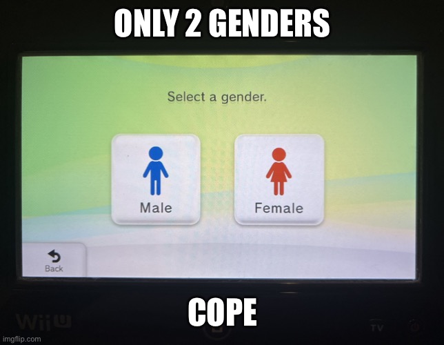 There are 2 genders confirmed | ONLY 2 GENDERS COPE | image tagged in there are 2 genders confirmed | made w/ Imgflip meme maker