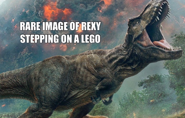 i made this like 2 years ago so i thought i’ll post it again | image tagged in t-rex | made w/ Imgflip meme maker
