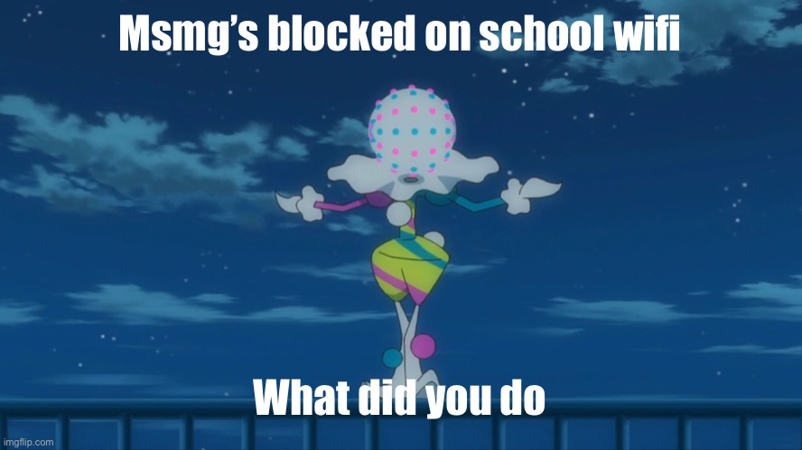 guardrail clown | Msmg’s blocked on school wifi; What did you do | image tagged in guardrail clown | made w/ Imgflip meme maker