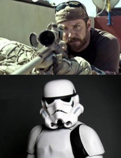 Sniper / Stormtrooper Blank Meme Template