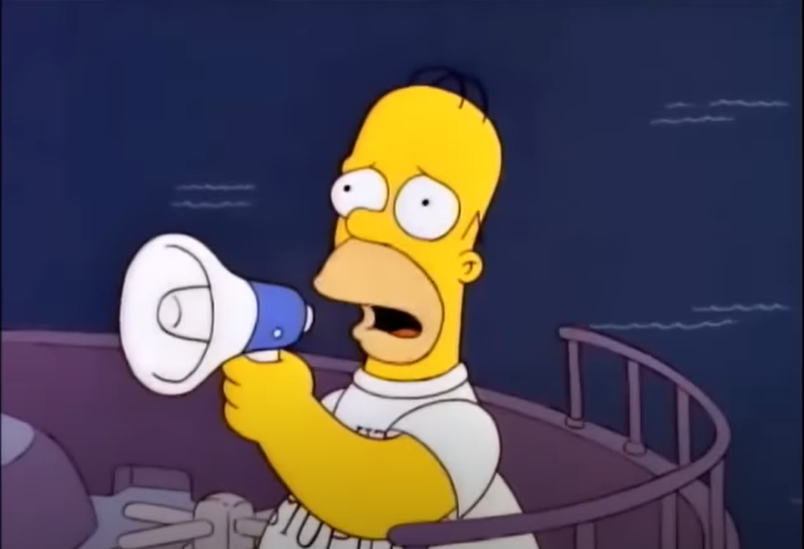 Homer primer dia Blank Meme Template