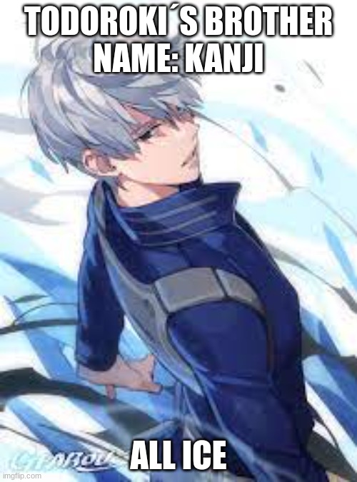 TODOROKI´S BROTHER
NAME: KANJI; ALL ICE | made w/ Imgflip meme maker