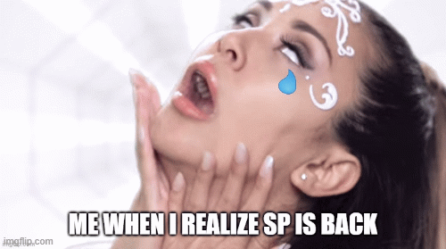 sp is back | image tagged in gifs,ariana grande,sp | made w/ Imgflip images-to-gif maker
