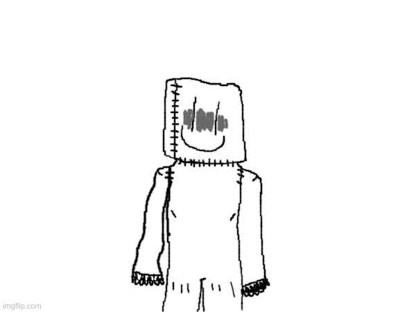 Idk how but i drew a partygoer. | image tagged in partygoer,backrooms | made w/ Imgflip meme maker