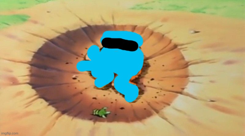 Yamcha dead | image tagged in yamcha dead | made w/ Imgflip meme maker