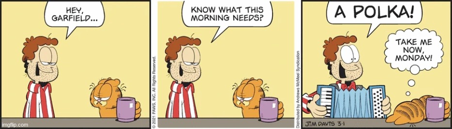 my first post in comics | image tagged in garfield | made w/ Imgflip meme maker