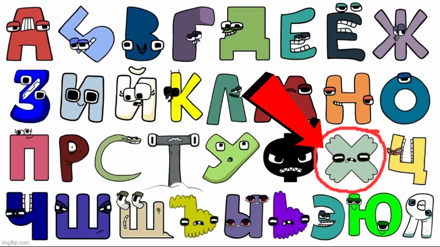 X is H?!?! | image tagged in russian alphabet lore | made w/ Imgflip meme maker