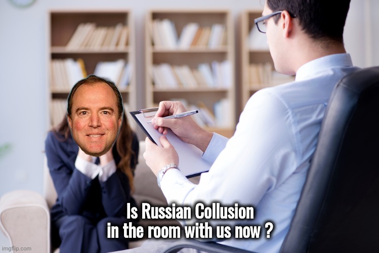 Is it in the room with us right now? | Is Russian Collusion in the room with us now ? | image tagged in is it in the room with us right now | made w/ Imgflip meme maker