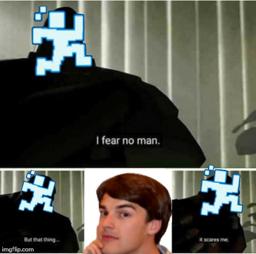 Matpat Dives DEEP in the lore | image tagged in i fear no man | made w/ Imgflip meme maker