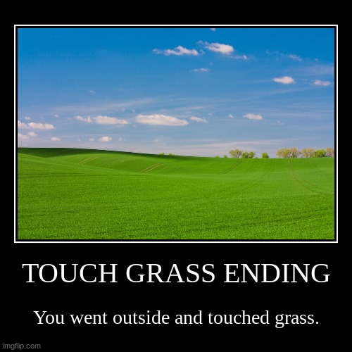 How to touch grass - Imgflip