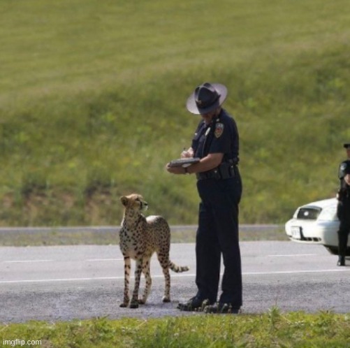 He ran over the speed limit | made w/ Imgflip meme maker