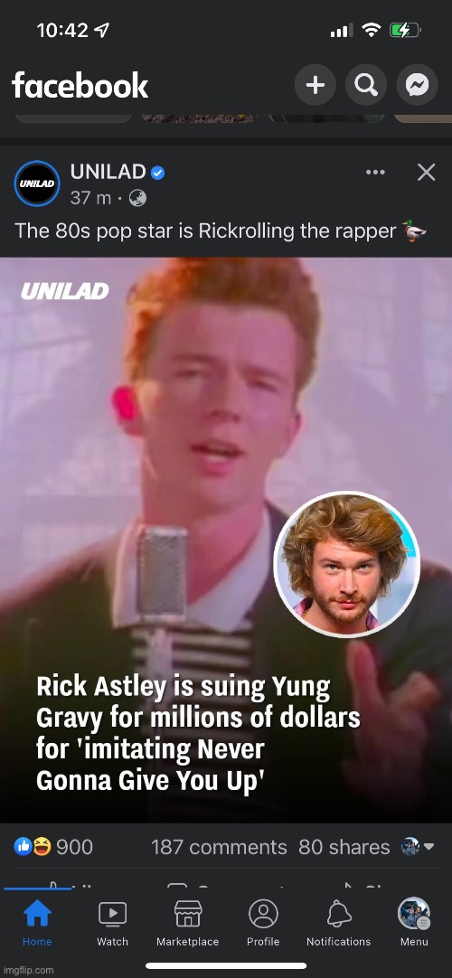 if rick astley uses discord find his account and use this meme to rick roll  him - Imgflip