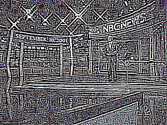 Monday, September 10, 2001: The Sharpness Radiation Incident | made w/ Imgflip meme maker