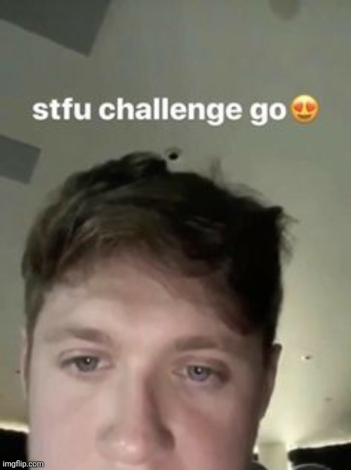 stfu challenge | image tagged in stfu challenge | made w/ Imgflip meme maker