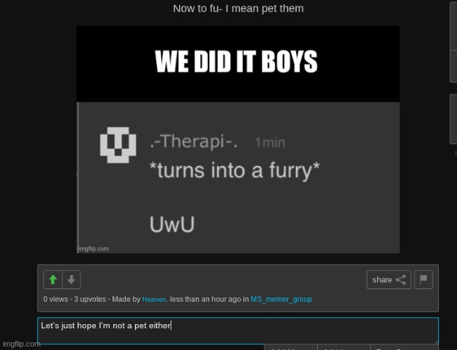 made w/ Imgflip meme maker