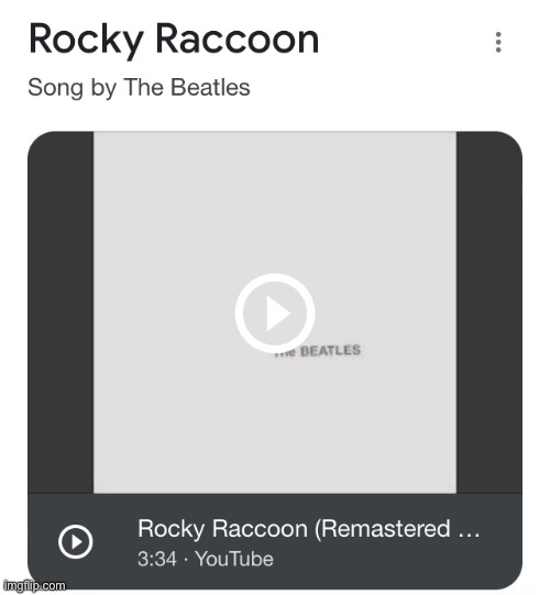 Man I love rocky rakoon | made w/ Imgflip meme maker